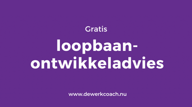 Gratis Loopbaan-ontwikkeladvies - De Werkcoach